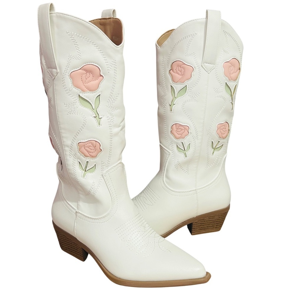 WOMEN’S KNEE HIGH COWBOY BOOTS (WILLA-8) - Picture 7 of 9
